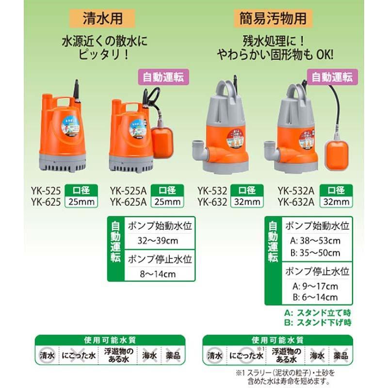 工進（KOSHIN） YK-525A 自動停止運転付き 1日8時間まで連続運転 清水