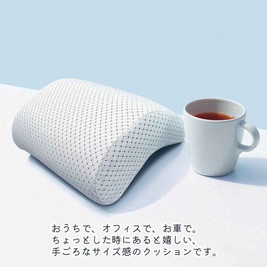 日本製 ひんやり お昼寝枕 デスク ミニ枕 接触冷感 FUSION 洗える