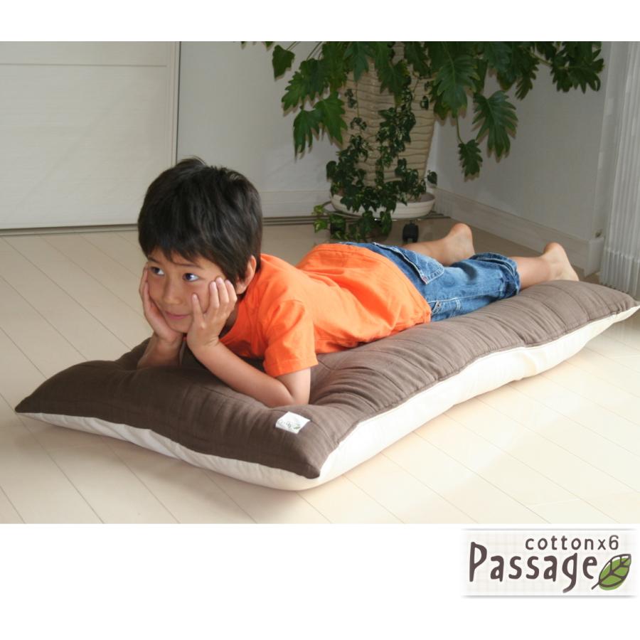 長座布団 ｐassage パサージュ 国産無添加６重カーゼ カバー脱着式 ごろ寝マット 赤ちゃん おしゃれ 洗える お昼寝マット 日本製 送料無料 Ga Zenagazabuton クッション工場 抱き枕 長座布団 通販 Yahoo ショッピング