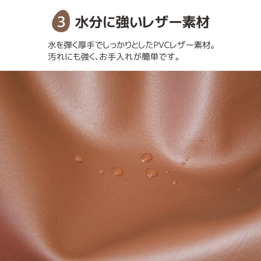 ビーズクッション タマゴロン 日本製 合皮レザー 補充可能 コンパクト