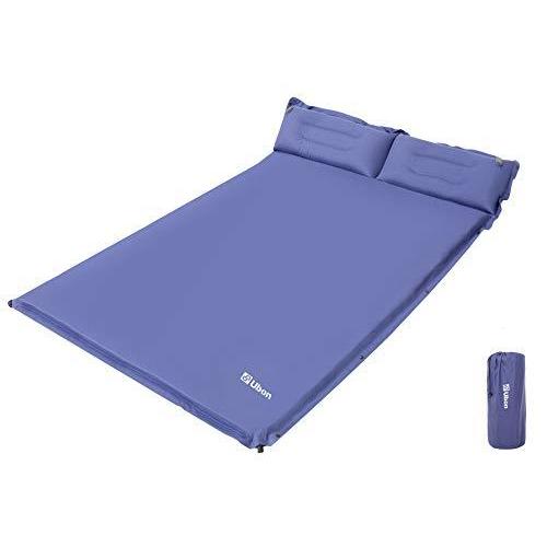 楽天1位 Wantdo 自動で膨らむスリーピングパッド 枕付き 快適なマットレスレス キャンプ ハイキング バックパッキング ビーチ 1人用 2人用 想像を超えての Feltfetish Com