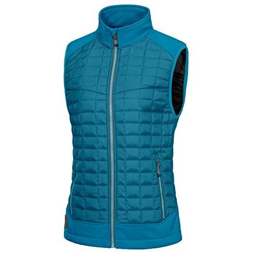 Little Donkey Andy Womens Lightweight Puffer Vest, Warm Outdoor Sleeveless