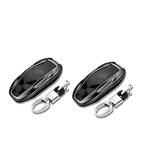 CoolKo シリコンテスラカーキーフォブカバー スキンケース スマート