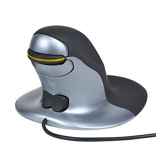 超人気高品質 Posturite Penguin Ambidextrous Wired人間工学に基づいたマウス| USB、RSIの軽減、イージーグライド、縦型デザイ その他マウス、トラックボール