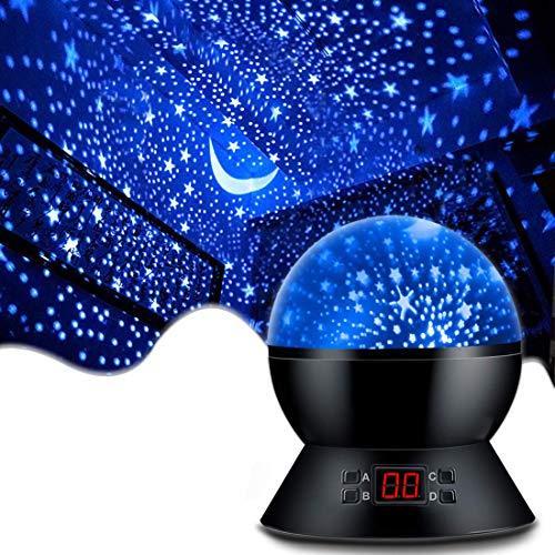 MOKOQI Modern Rotating Moon Sky Projection LED Night Lights Toys Table Lamp｜joyfullab｜02