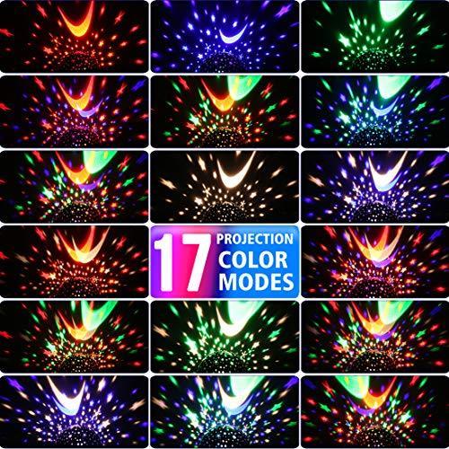 MOKOQI Modern Rotating Moon Sky Projection LED Night Lights Toys Table Lamp｜joyfullab｜04