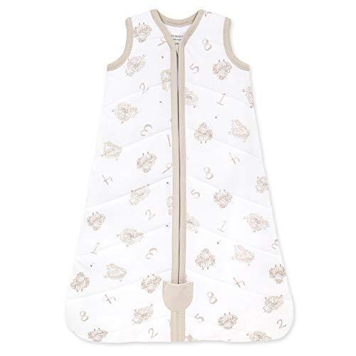 Burts Bees Baby unisex baby Ly27422-cld-md Wearable Blanket, Quilted Sheep, Burt\u0027s Bees Baby, Organic Cotton Baby Blanket, Swaddle Transition