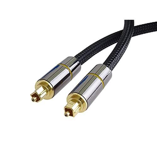 【★大感謝セール】 Diameter Outer m 2 Toslink Cable Audio Optical PremiumCord 7 Plu Toslink mm 光デジタルケーブル