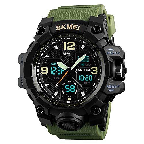 KXAITO Mens Watches Sports Outdoor Waterproof Military Watch Date Multi Fun