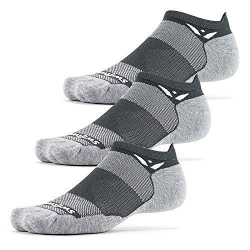 Swiftwick- MAXUS ZERO Tab (3 Pairs) Running & Golf Socks， Maximum Cushion (