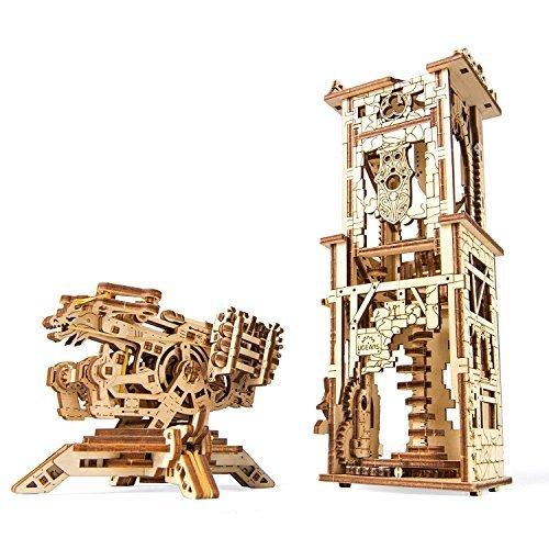 Ugears ユーギアーズ Archballista-Tower アークバリスタと攻城塔 70048 木のおもちゃ 3D立体 パズル Ugears ユーギアーズ Archballista Tower アークバリスタと攻城塔 木のおもちゃ 3D立体 パズル UGEARS