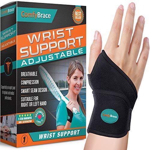 ComfyBrace-Premium Lined Wrist support Wrist Strap Carpal Tunnel Wrist Bra