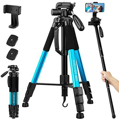 選ぶなら 72インチ カメラ 携帯電話三脚 アルミ三脚 一脚 フルサイズ デジタル一眼レフカメラ用 クイックリリースプレート2枚付き ユニバーサル電話マウントと 三脚 Ouvidoamigo Unb Org Br