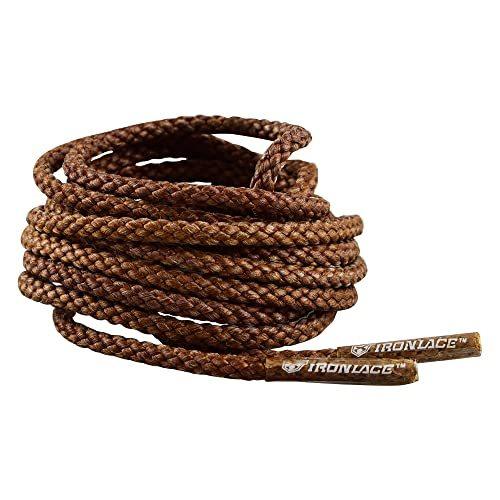 Ironlace Unbreakable Round Bootlaces Indestructible, Waterproof  Fire Re