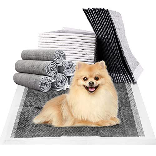 Fhiny Pee Pads for Small Dogs， 24 x 24 40 PCS Large Disposable Puppy Pads L
