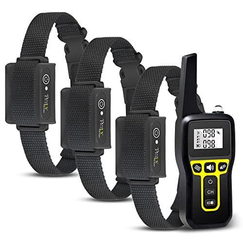 Petjoy Dog Training Collar, Dog Collar with Rechargeable Remote, No Shock C