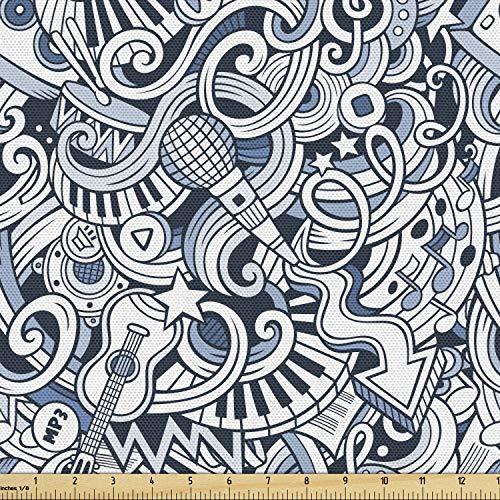 Ambesonne Popstar Party Fabric The Yard アニメスタイル