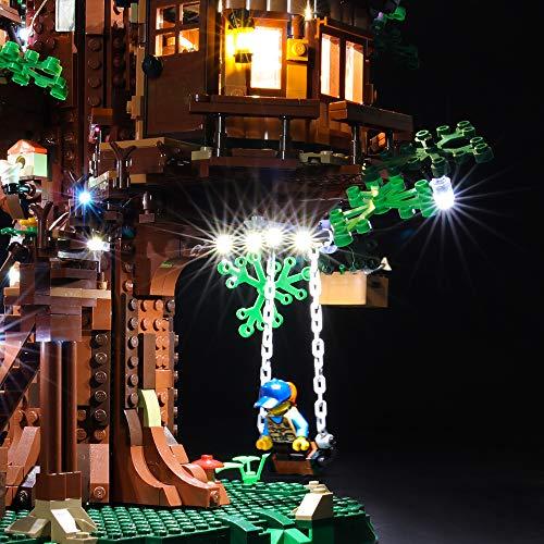 Briksmax Led Lighting Kit for Tree House - Compatible with Lego 21318 Build｜joyfullab｜03