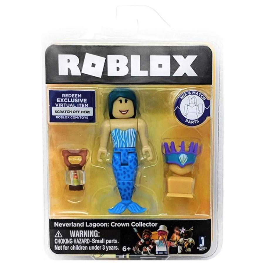 Roblox Gold Collection ネバーランド ラグーン：王冠コレクター マーメイド フィギュアパック 限定バーチャルアイテムコード付き｜joyfullab｜04