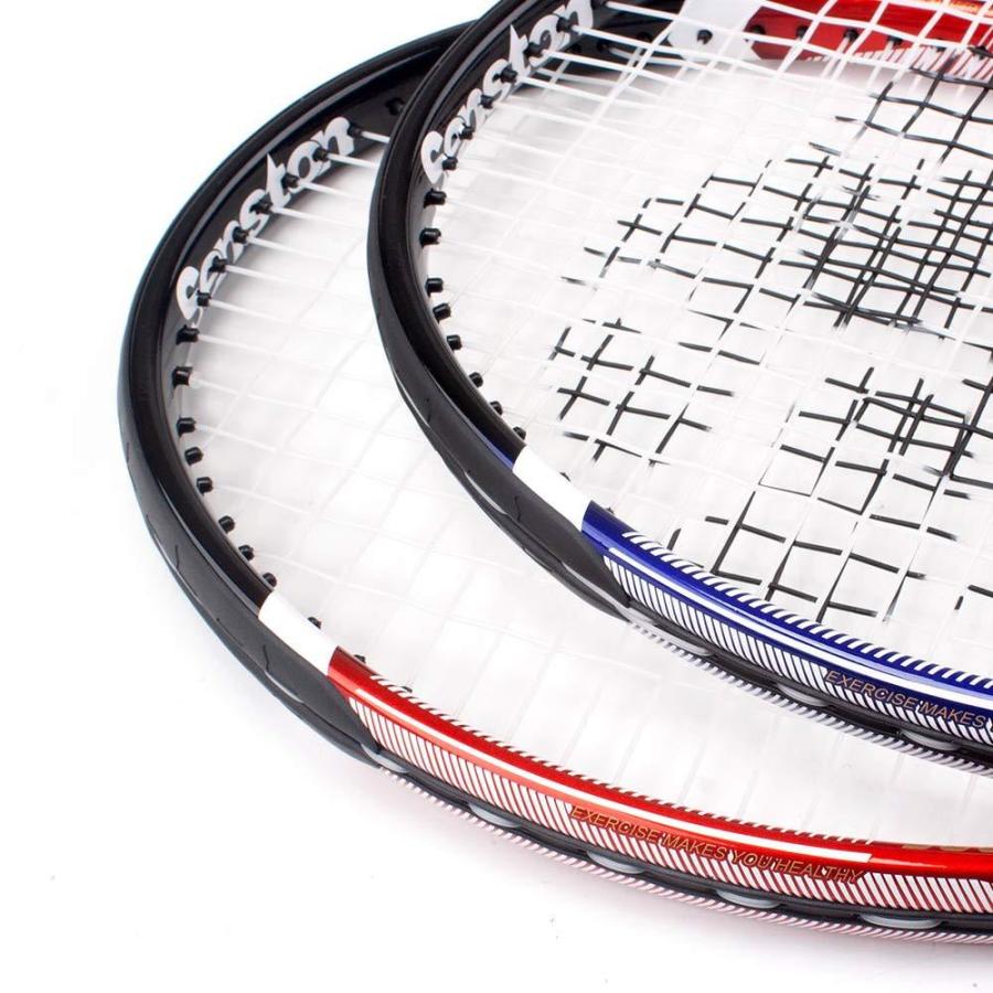 Senston テニスラケット 硬式 レジャー用 成人用 硬式テニスラケット トレーニング用 セット 一体成形 テニス 27インチ … 通販 
