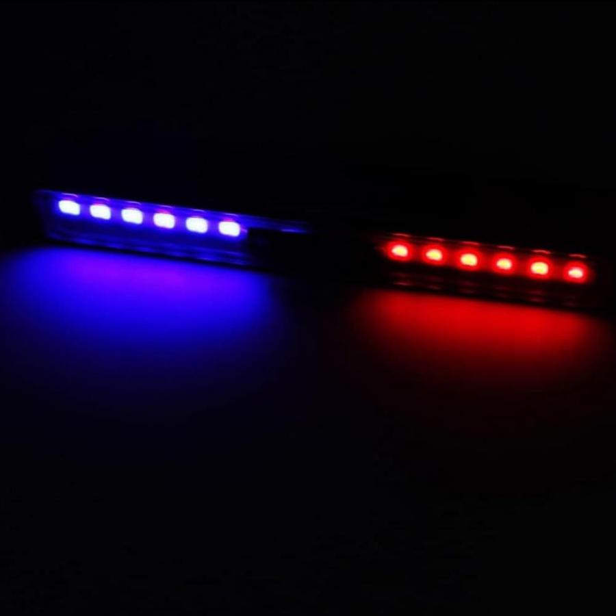 Aolyty ソーラーライト 屋外 3つの照明モード ソーラーストロボライト IP65防水 ソーラー警告ライト 明るく暖かいライト/赤と青のライトが点｜joyfullab｜04