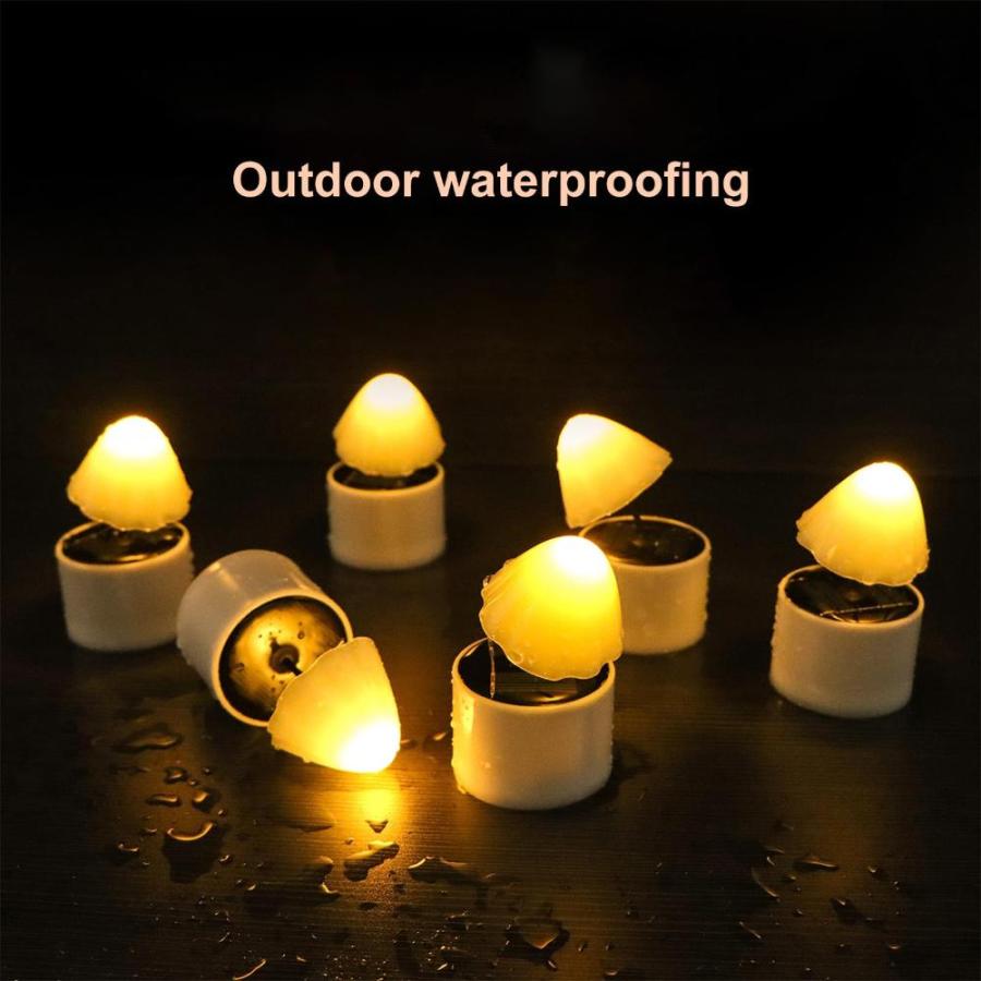 日本限定モデル  Toonshare Solar Mushroom Lights Outdoor Waterproof Mini Mushroom Lamp for O