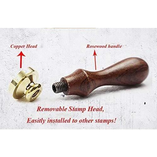 Vintage Snake Sealing Wax Seal Stamp Kit Melting Spoon Wax 【キャ】 Stick Candl