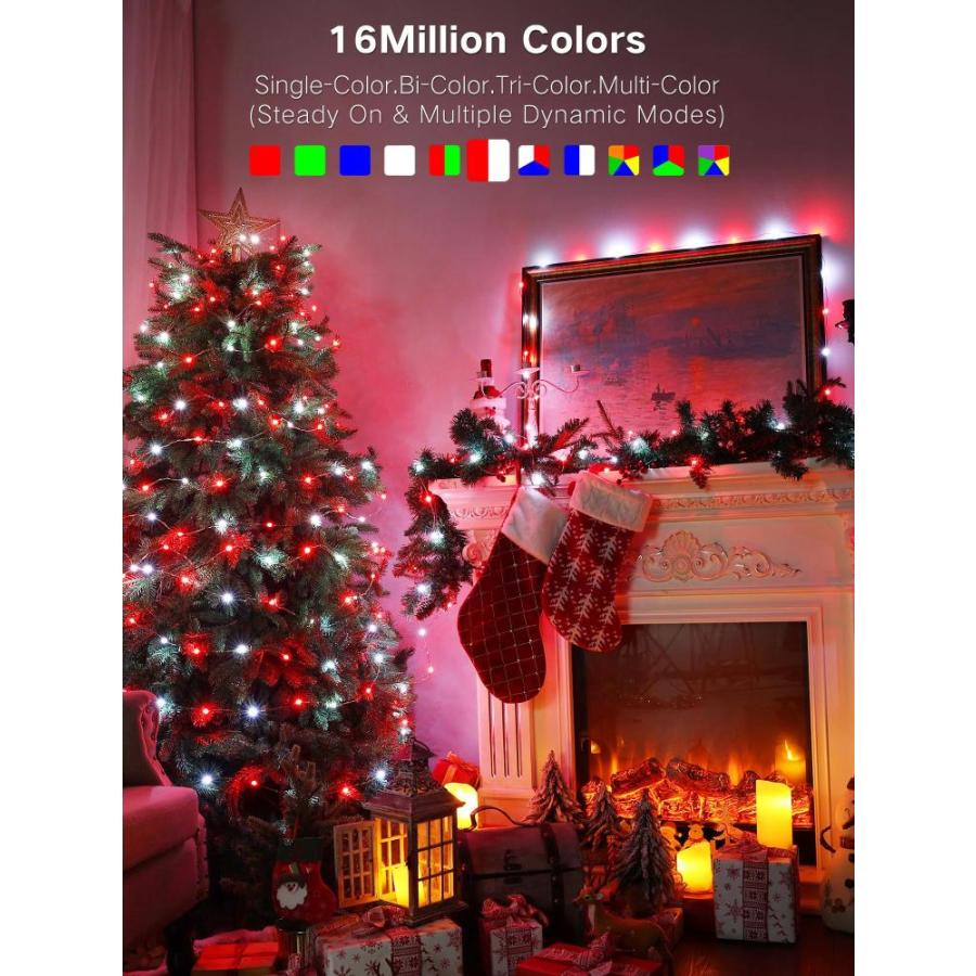 定番  BrizLabs Smart Fairy String Lights， 66ft 200 LED WiFi Christmas Color Chang