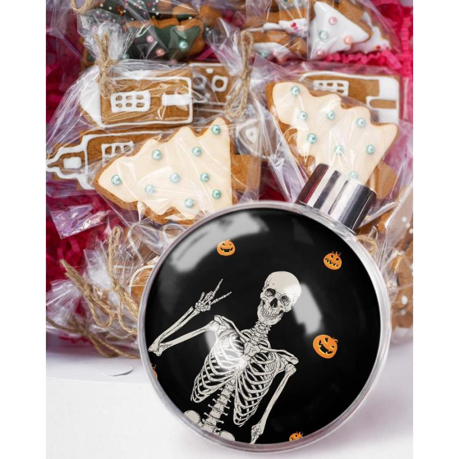 販売人気商品 Christmas Balls Ornaments for Xmas Tree， Halloween Skull Pumpkin Shatterpro