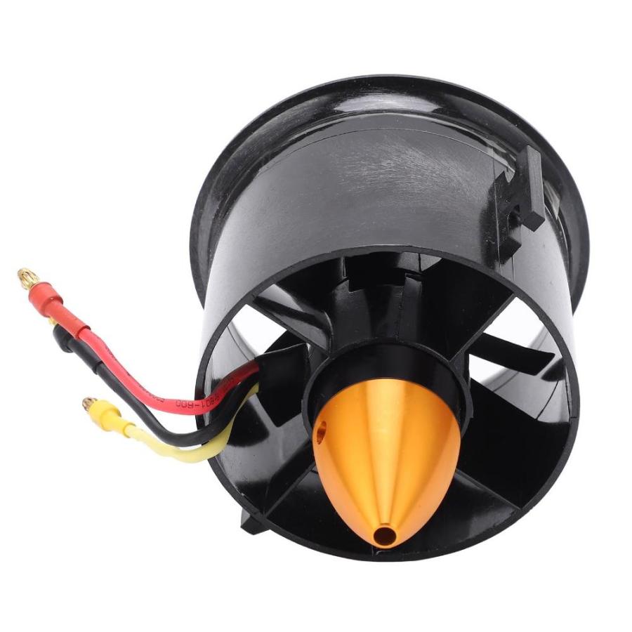 QXMotor モーター付きダクトファン 70mm EDF 6ブレード ダクトファン QF2822?3000KV 4S ブラシレスモーター RC飛行機｜joyfullab｜04