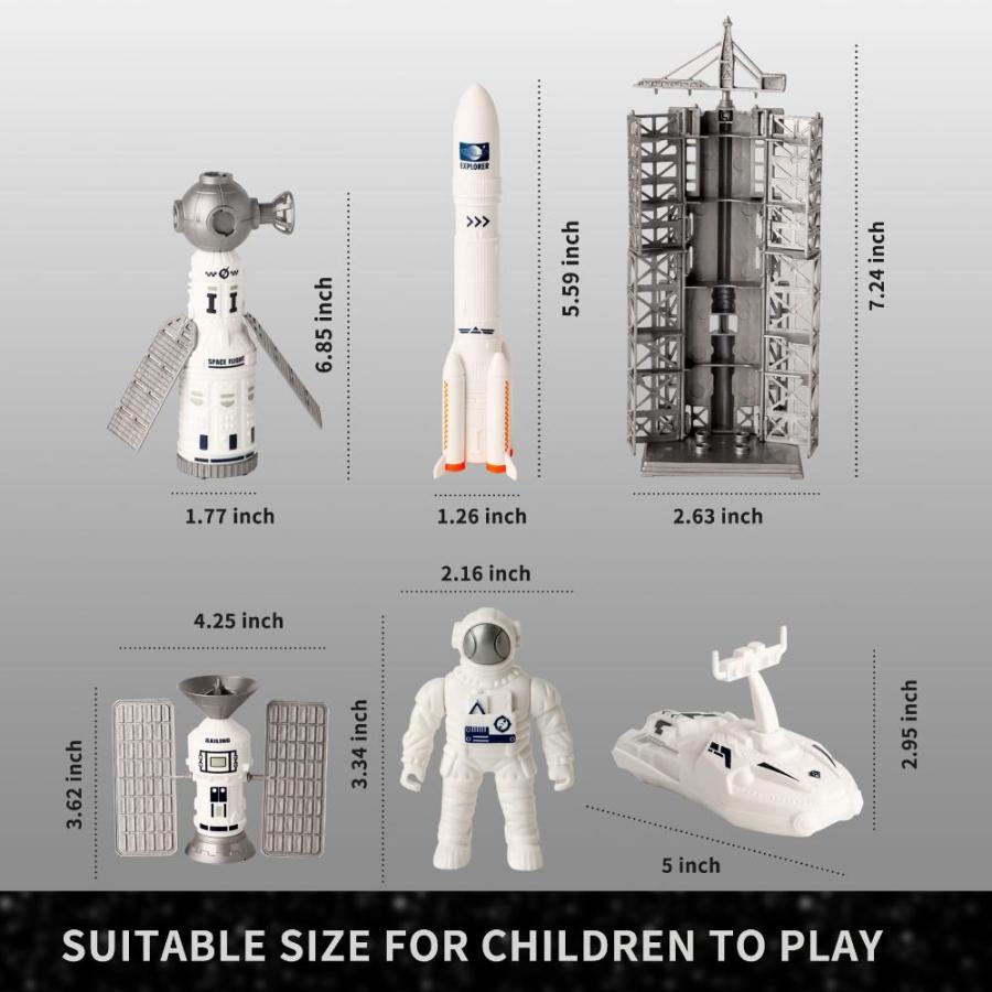 宇宙探査ロケットおもちゃ 子供用 航空宇宙おもちゃ 宇宙遊び ロケット 