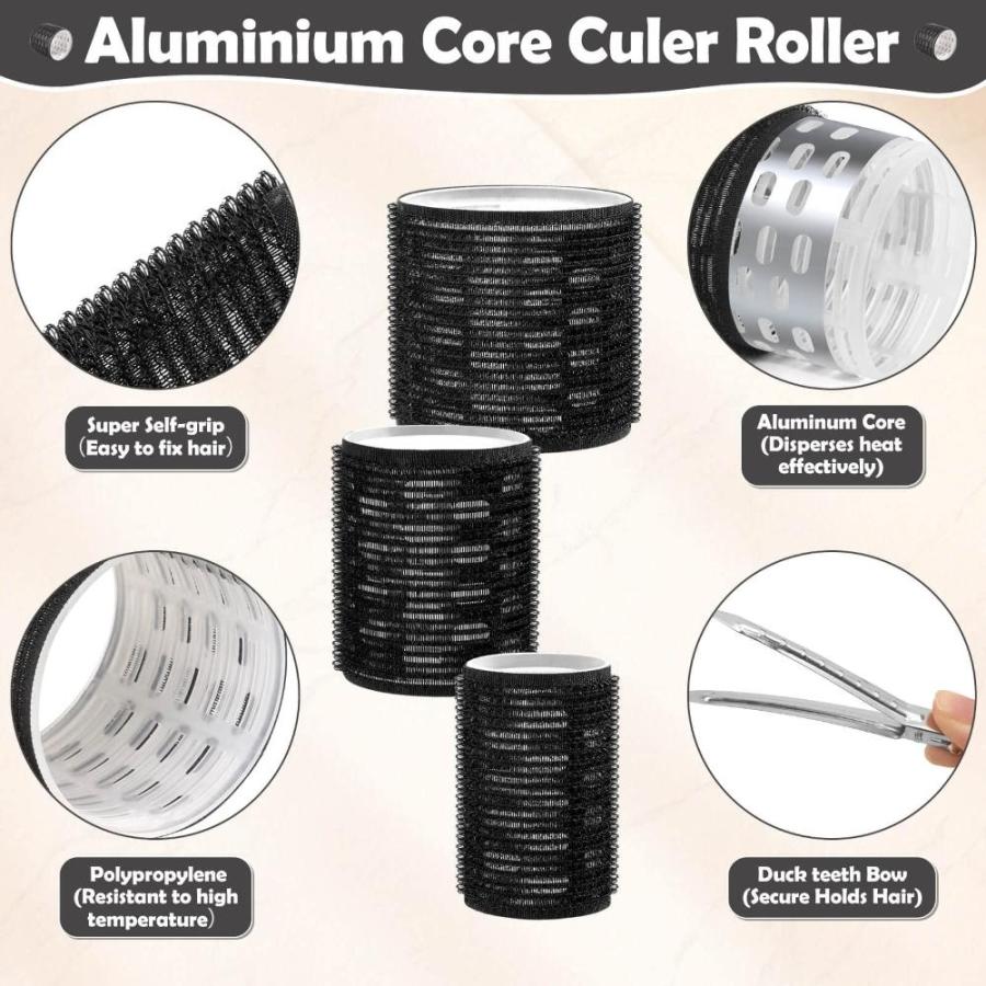 Tetutor サーマルヘアローラー 24個 ジャンボローラー ヘア