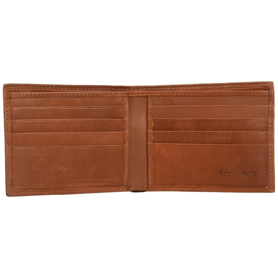 Style n Craft Slim Bifold Wallet in Tan Full Grain Leather, Dimensions (Clo｜joyfullab｜04