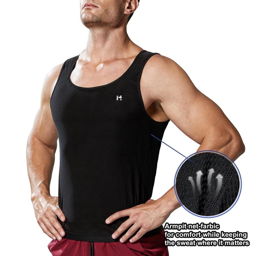 代引不可 HOTER Men Sauna-Sweat-Vest Slimming-Shapewear Comression-Fitness Body Shape