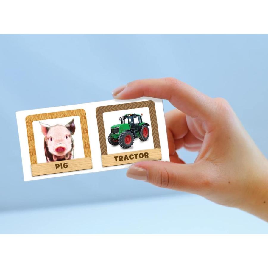 日本特売 MasterPieces Kids Games - Old MacDonalds Farm Picture Dominoes - Game for K