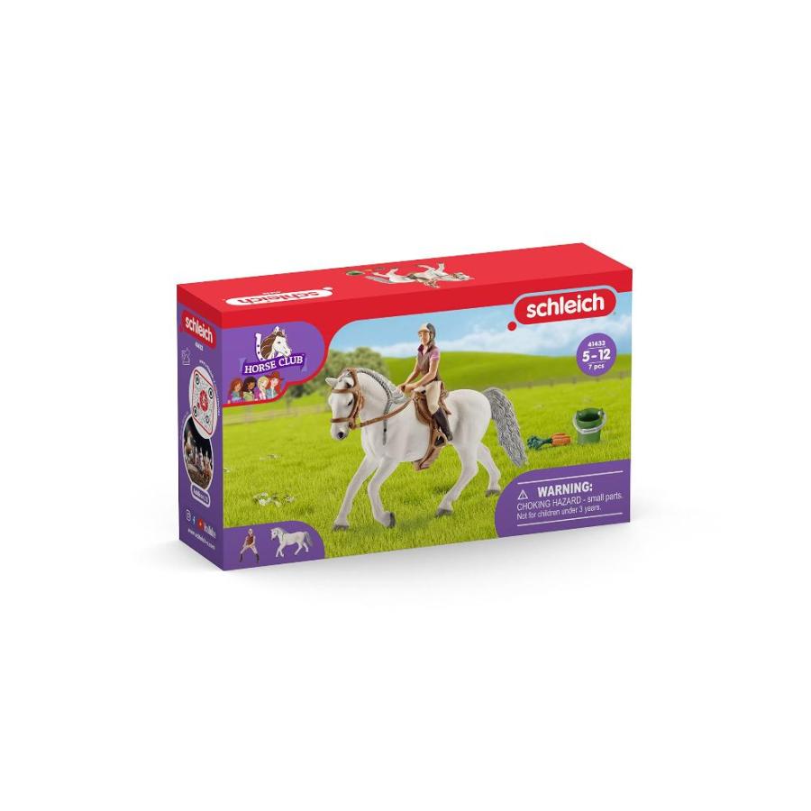 Schleich Horse Club Lipizzaner Mare Horse and Rider Figurine Playset - Real｜joyfullab｜03