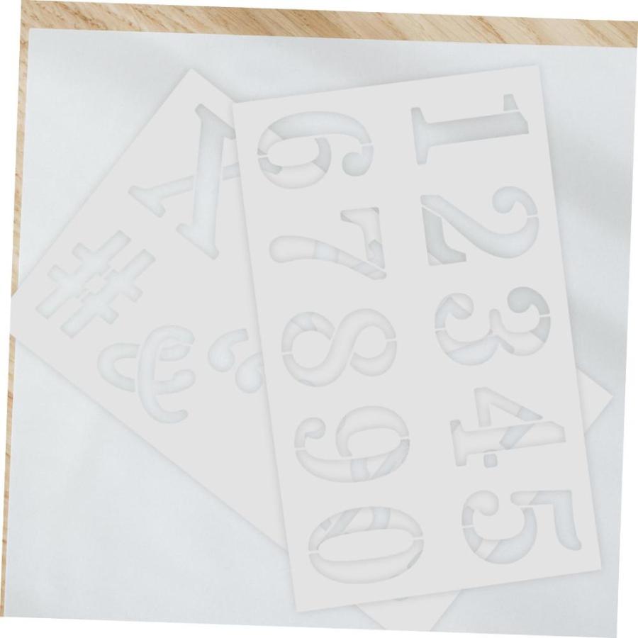 1 Set English Alphabet Template Letter Molds Stencil Letters Numbe 【あかね】