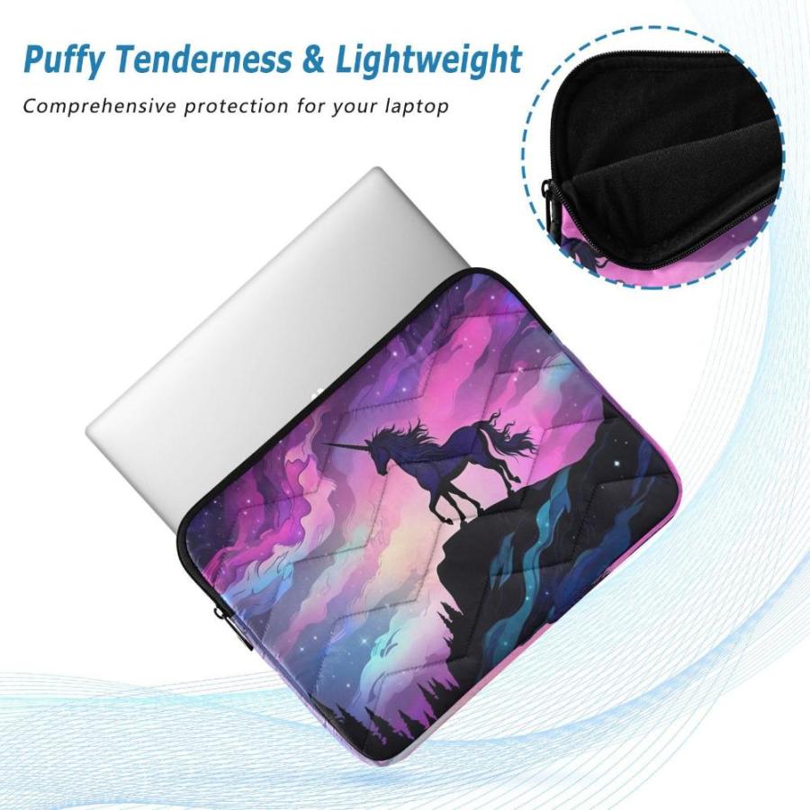 innewgogo Sky Colorful Unicorn 13-14 Inch Laptop Sleeve Bag for Men Women D｜joyfullab｜05