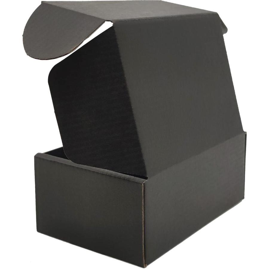 SENIAOAI Small 6x4x2 Black Shipping Boxes for Packaging Small Business Set｜joyfullab｜04