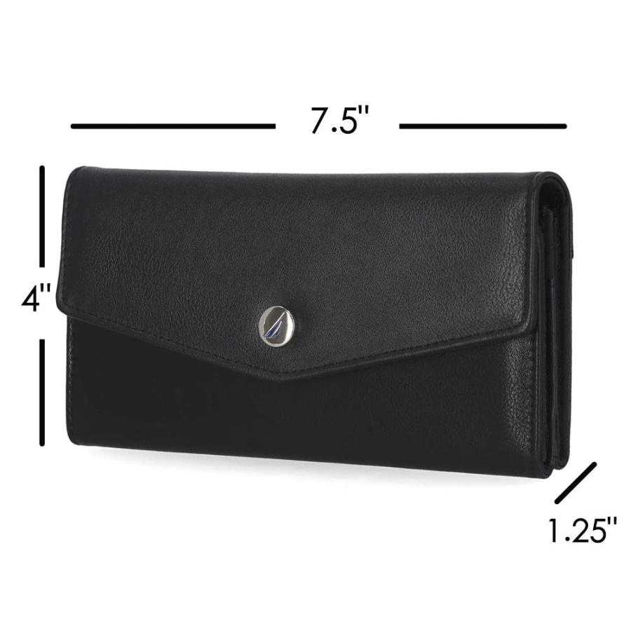 : Nautica Money Manager Womens Slim Compact RFID Money Manager Wallet | Nautica