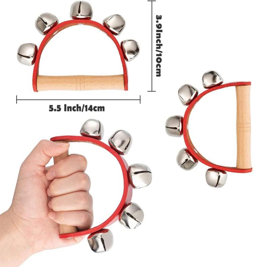 Hooshing ハンドベル そりベル 早期教育楽器 クリスマス キャロリング スクールバンド 公演 教室用｜joyfullab｜02