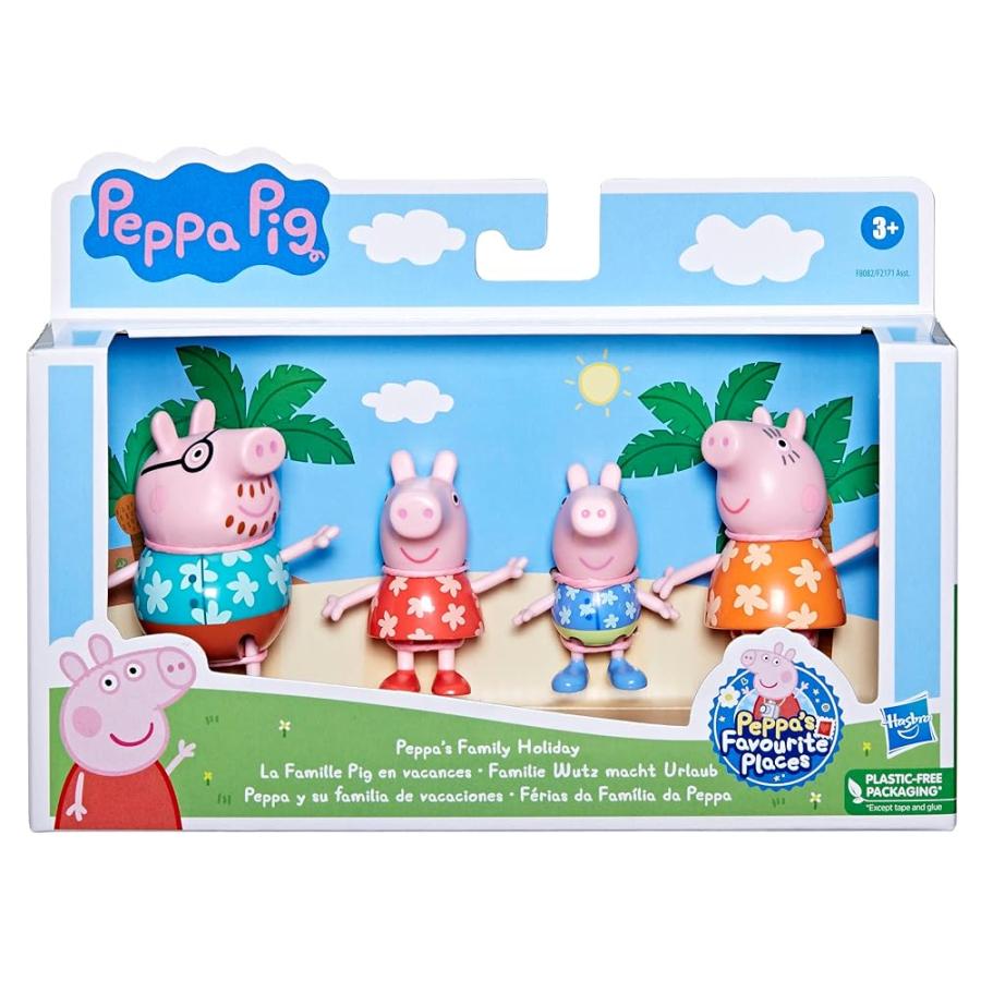 Peppa Pig ペッパピッグ Peppa's Family Holiday ファミリー フィギュア Tropical Holiday｜joyfulmoments｜03