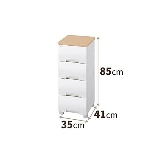 早期予約・新じゃが 天馬 リビングチェスト 4段 幅35×奥行41×高さ85cm