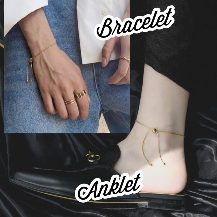 アンクレット ブレスレット レディース 爆買 高品質 つけっぱなし 金属アレルギー対応 18k アクセサリー | Joy Harmony | 03