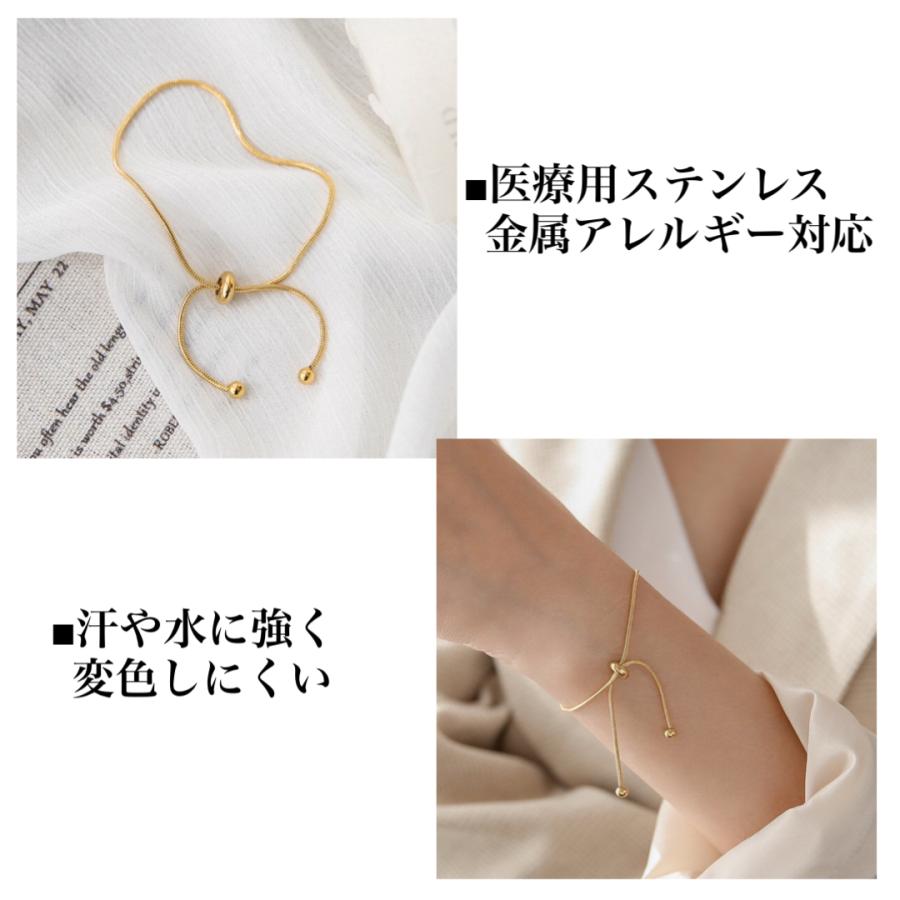 アンクレット ブレスレット レディース 爆買 高品質 つけっぱなし 金属アレルギー対応 18k アクセサリー | Joy Harmony | 06
