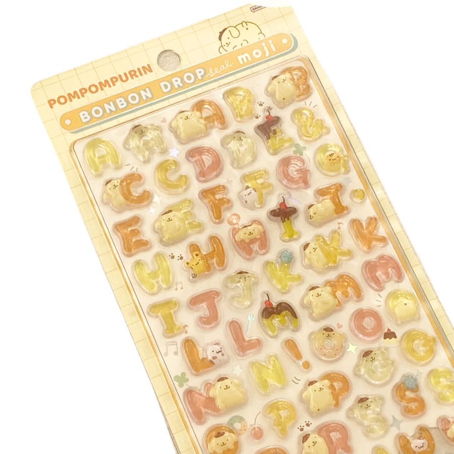 sanrio（サンリオ） ボンボンドロップシール moji もじ おまけ2枚付き