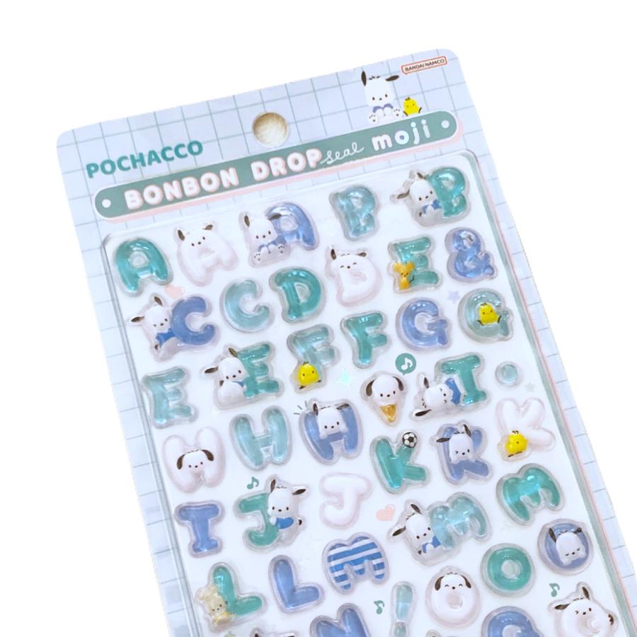 サンスター文具 シール ボンボンドロップシール moji もじ ボンドロ