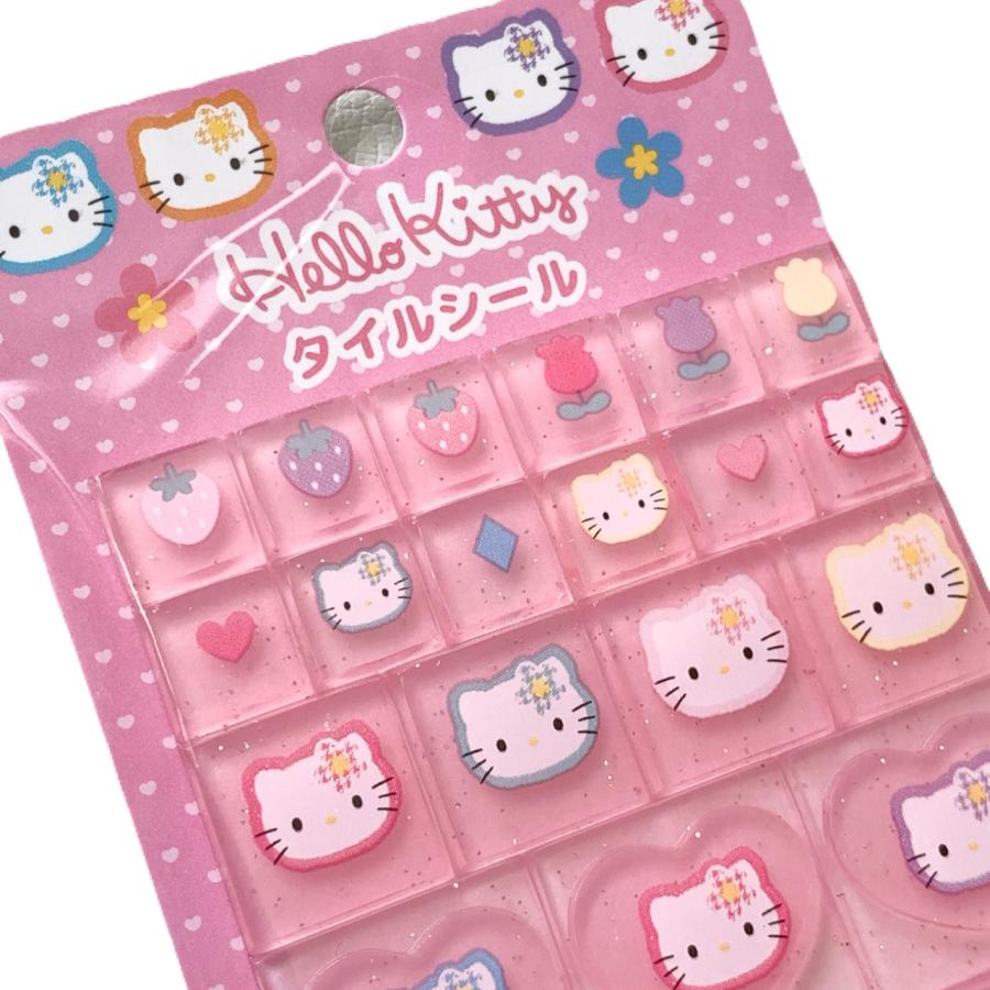 キティ　インテリアシール　タイルシール　ステッカー　さくらんぼ　チェリー　レトロ sanrio（サンリオ） シール ハローキティ 90S タイルシール ニック NIC