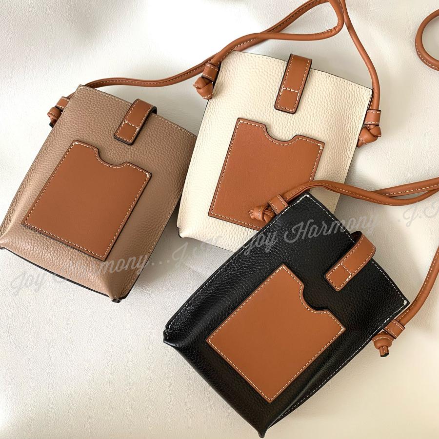 ショルダーバッグ レディース スマホショルダー ミニショルダー おしゃれ サコッシュ スマホポーチ ポシェット ミニバッグ レザー 牛革 | Joy Harmony | 04