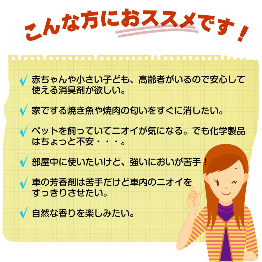 消臭スプレー 天然成分 消臭 携帯用 セット 衣類 トイレ 生ごみ おむつ 焼き肉 靴 ブーツ 消臭剤 リフレッシュ 無添加 まとめ買い | uRair | 07